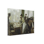 Restaurant in a Tall Building Gallery Wrap Canvas