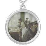 Restaurant in a Tall Building Custom Necklace