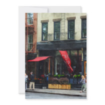 Restaurant in Chelsea Personalized Invites