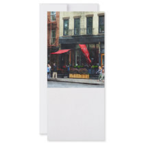 Restaurant in Chelsea Rack Card Template