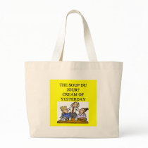 restaurant joke canvas bags