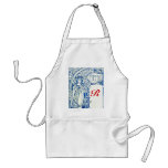 RESTAURANT MENU MONOGRAM APRONS