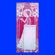 RESTAURANT MENU RACK CARD