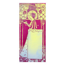 RESTAURANT MENU RACK CARD rack cards