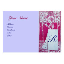 RESTAURANT MONOGRAM BUSINESS CARD