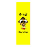 Restaurant Server Tip Card Business Card