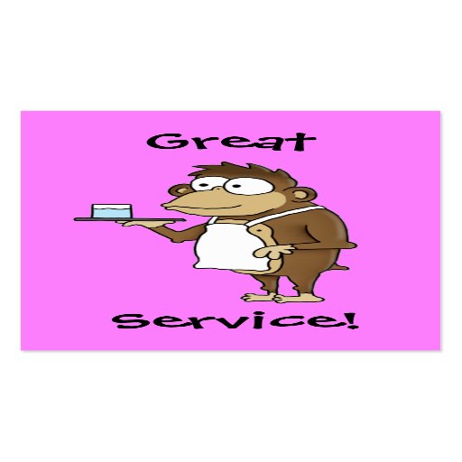Restaurant Server Tip Card Business Cards Zazzle