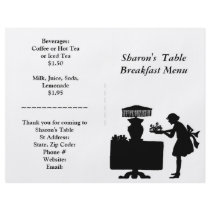 Restaurant Supplies, Breakfast Menu Customizable Flyer Design