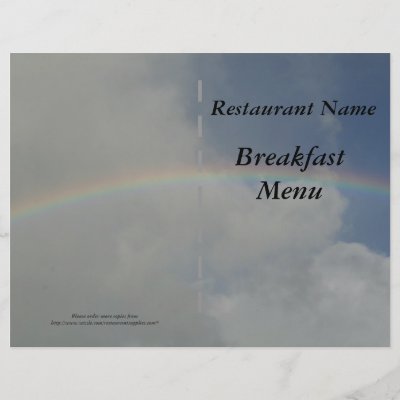 Simple Breakfast Menu