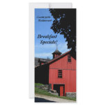 Restaurant Supplies, Breakfast Specials, Rack Card