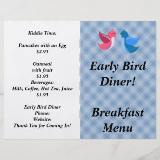 bird early flyer supplies restaurant flyers