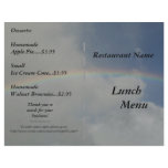 Restaurant Supplies Lunch Menus Rainbow Flyers