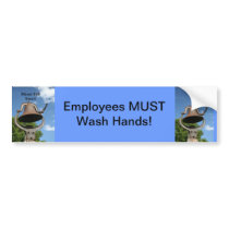 Restaurant supplies Sanitary sticker Dinner Bell Bumper Stickers