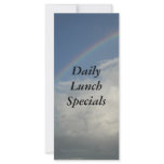 Restaurant Supplies Specials Rainbow Rack Cards
