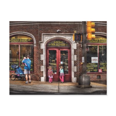 Restaurant - The Italian Bakery Post Card