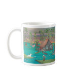 Resting after a Long Day Fishing mugs