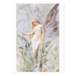 Resting - Angel with Lillies Postcard