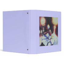 Resting Ballerina Purple Binder