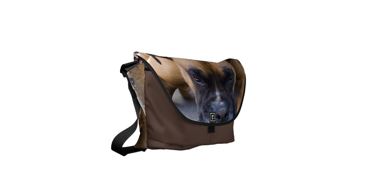 Resting Boxer Dog Messenger Bag Zazzle
