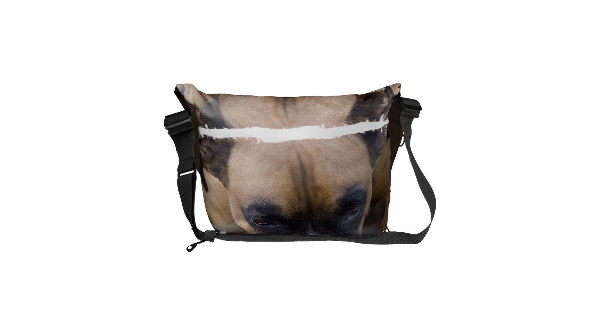 Resting Boxer Dog Messenger Bag Zazzle