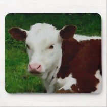 Resting Calf Mousepad by deesbasenjis Resting Calf Mousepad