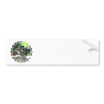 Resting Cougar Bumper Sticker