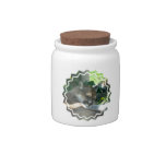 Resting Cougar Candy Jar