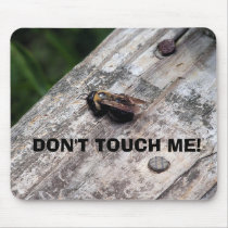 RESTING, DON'T TOUCH ME! mousepads