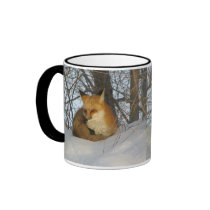 Resting Fox mugs by MuseMagic Resting Fox mugs
