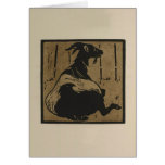 Resting Goat Greeting Card