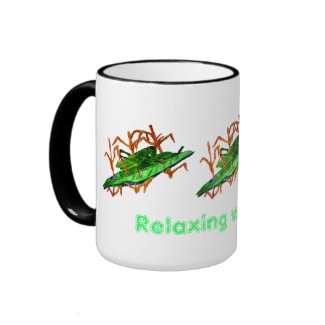 Resting Grasshopper mug