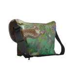 Resting Leopard in Jungle Rickshaw Messenger Bag