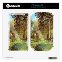 Resting on the river bank by Alfred Sisley HTC Inspire 4G Decal