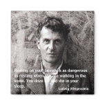 Resting on your laurels is as dan... fridge magnet