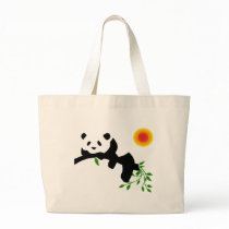 Resting Panda. Canvas Bag