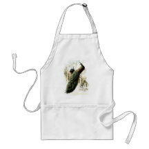 Resting Peacocks Apron