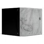 Resting stag 3 ring binder
