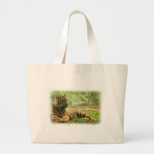Resting Tiger  Canvas bag