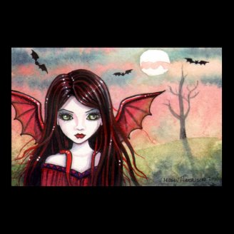 Restless Dusk Vampire Poster by Molly Harrison