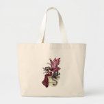Restless Ruby Gothic Red Fairy and Dragon Tote Bag
