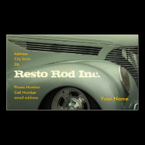 Resto-Rodder Business Card business cards