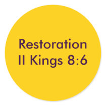 Restoration Sticker stickers