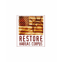 Restore Habeas Corpus t-shirts by ACoalier Restore Habeas Corpus t-shirts