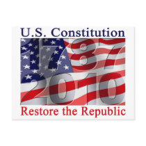Restore the Republic postcard