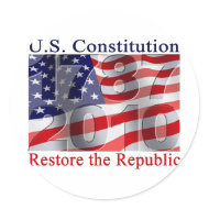 Restore the Republic stickers sticker
