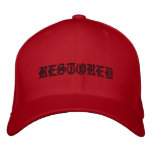 RESTORED EMBROIDERED HAT