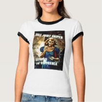 RESTORED "Juke Joint Sniper" WWII Health Poster t-shirts