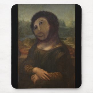 restored　Mona Lisa Mouse Pads