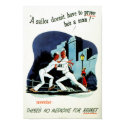 RESTORED "No medicine for..." WWII Health Poster posters