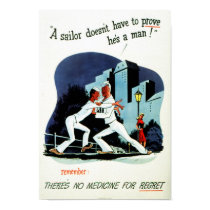 RESTORED "No medicine for..." WWII Health Poster posters by harlowandcompany RESTORED "No medicine for..." WWII Health Poster posters